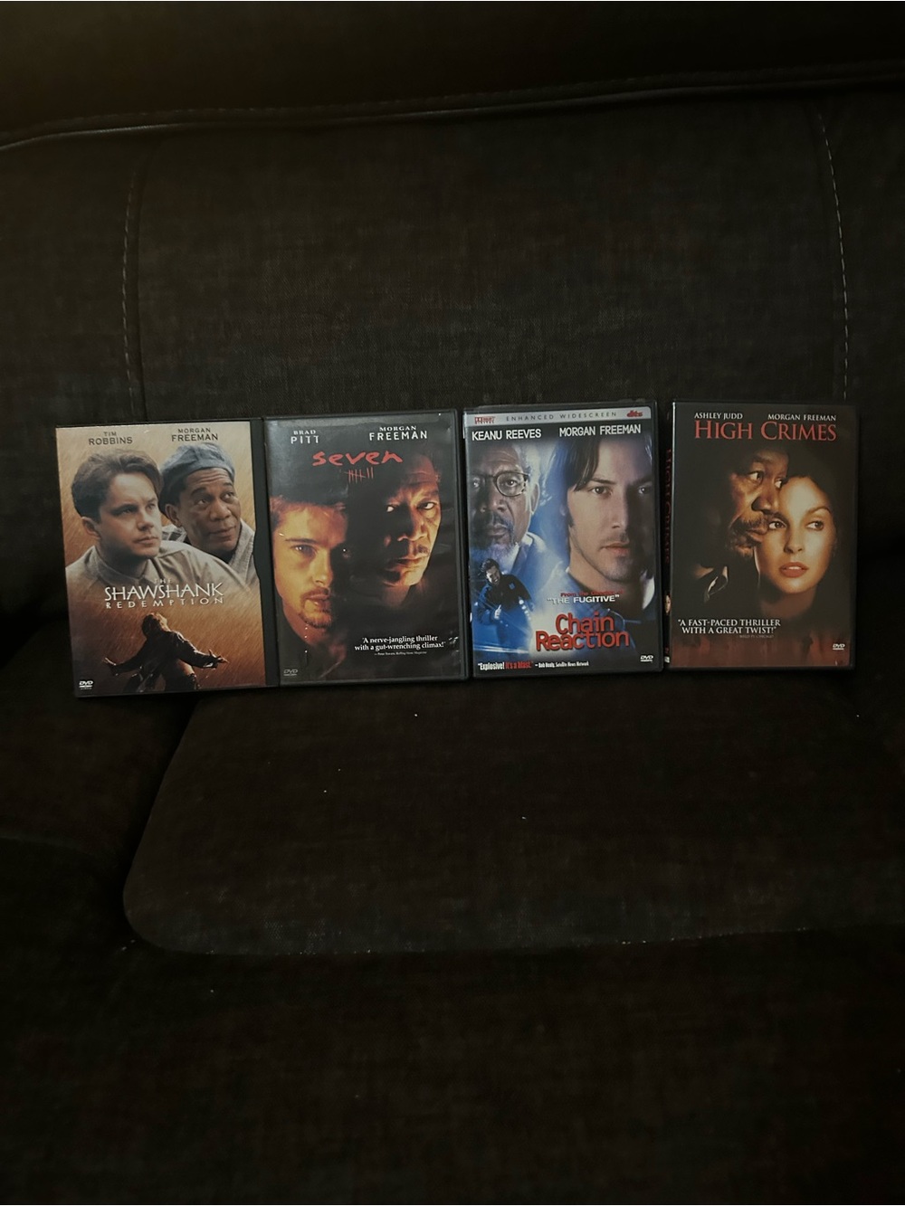 Morgan Freeman Collection 4 DVD Set - Used in good condition.